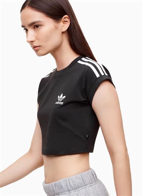 adidas crop top paars|Adidas crop top aritzia.